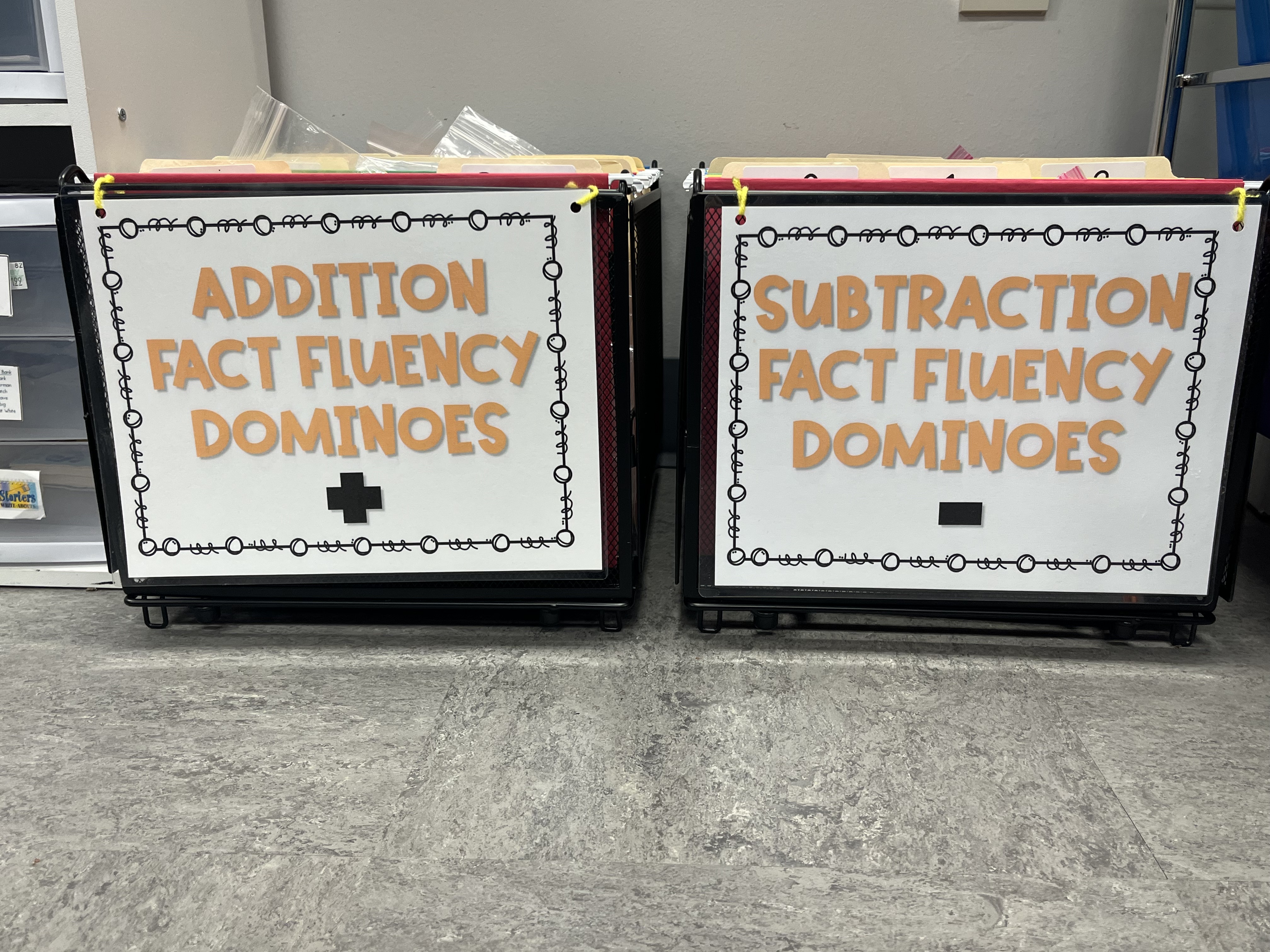 fact fluency domino crates