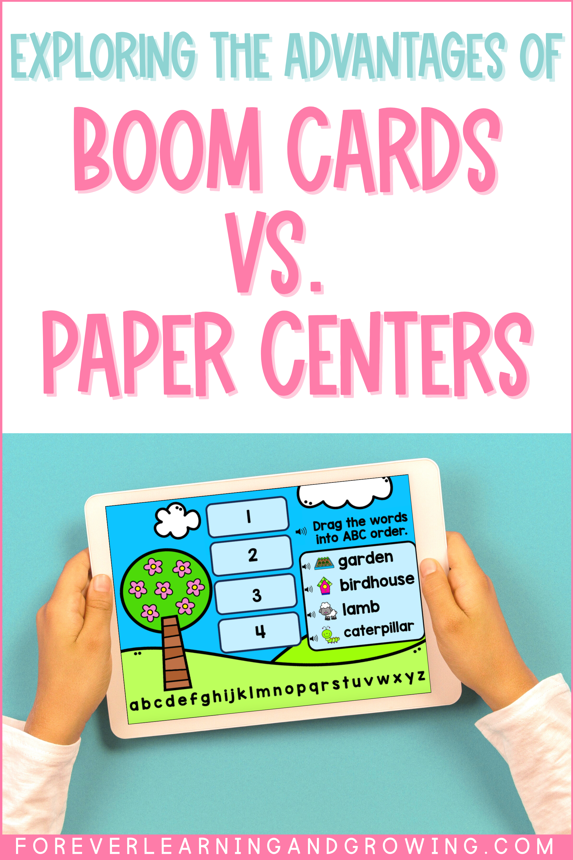 Exploring the advantages of boom cards vs. paper centers