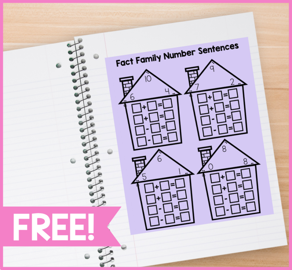 math journal freebie