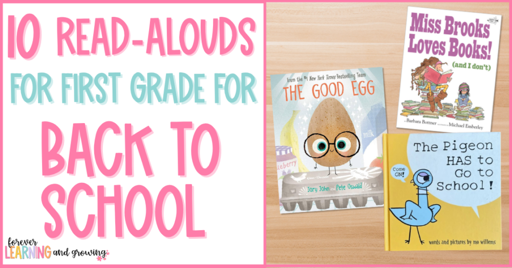 10 back to school read alouds for first grade